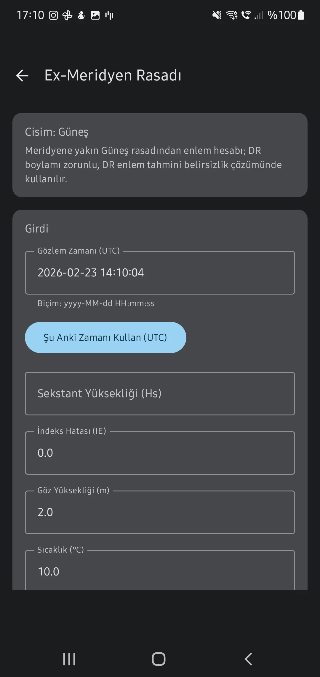 Скриншот приложения CaptainCalc - Внемеридианные приведения